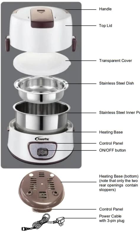 electric lunch box user manual|top cover lunch box manual.